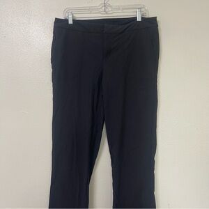 Athleta Classic Black Career Wear Capsule Wardrobe Pants Size 14 Tall